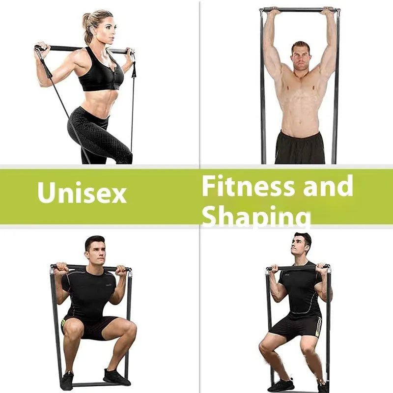 Two-segment push-and-pull rod fitness stick for resistance training exercises