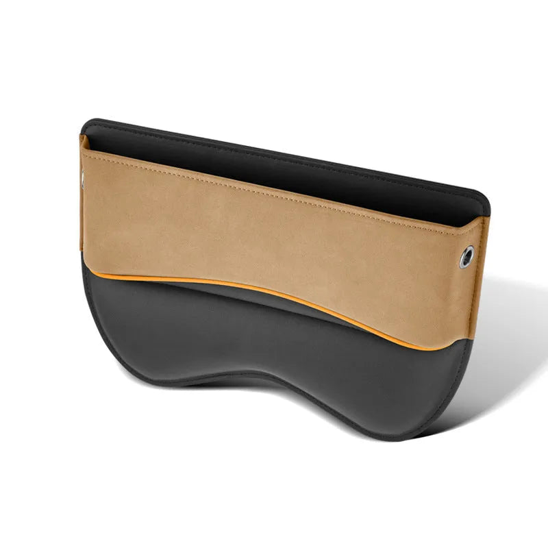 Leather car seat storage box organiser in multiple colour options