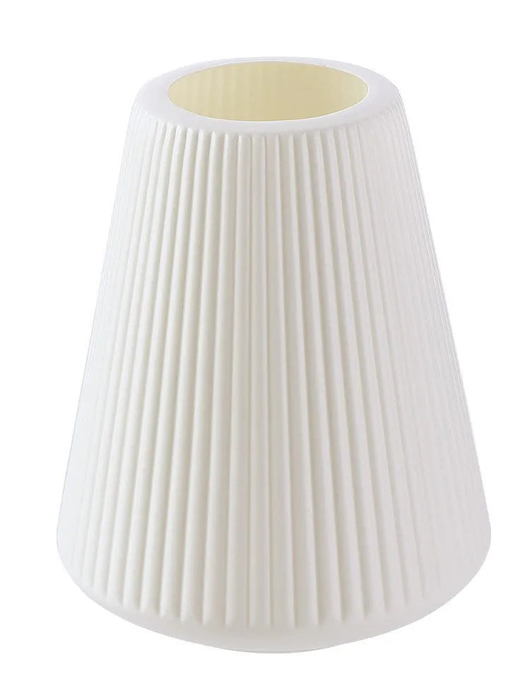 Colourful melamine plastic decorative flower vase in blue, green, pink, or white for desktop display