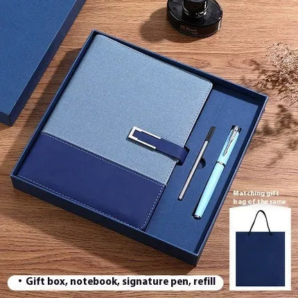 A5 notebook with soft PU leather cover and wood-free paper pages in multiple colour options