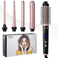 Automatic large wave hair curler in rose gold or black with 1000W power and headbands
