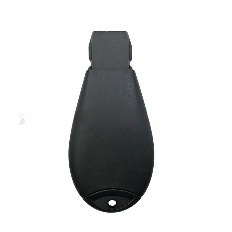 Dodge Chrysler car key fob replacement shell in ABS plastic and brass, dimensions 85mm by 42mm.