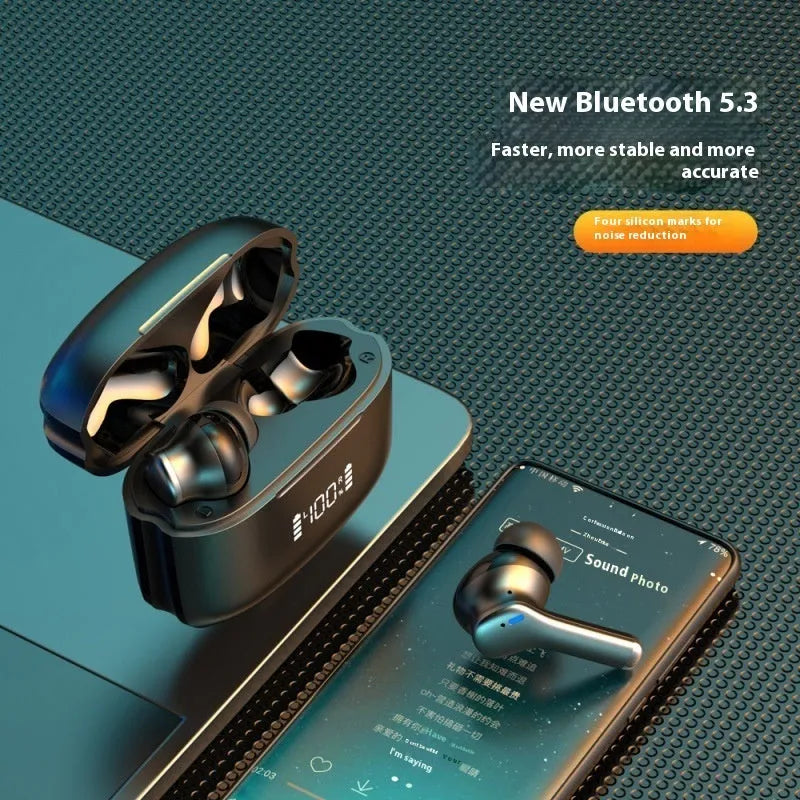 M48 Bluetooth headset with digital display and dual camera in default colour
