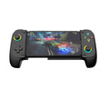 Bluetooth mobile game controller with stretching triggers for Android and iOS devices