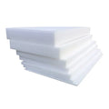White EPE pearl cotton foam board showing its large 2 metre by 1 metre dimensions and 10mm thickness