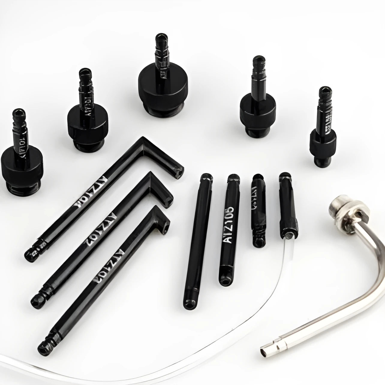 Automatic transmission oil refuelling machine kit with 13 pieces including wave box filler