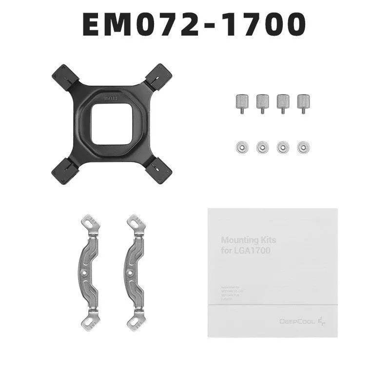 Element brand radiator fastener and alcohol cleaning bag for Intel LGA 1700 CPU water cooling installation