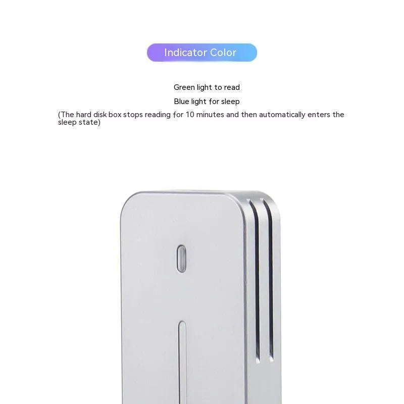 Aluminium alloy external NVME SSD enclosure with 10Gbps USB speed