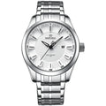 Men's simple casual watch with alloy case and circle face available in black colour option