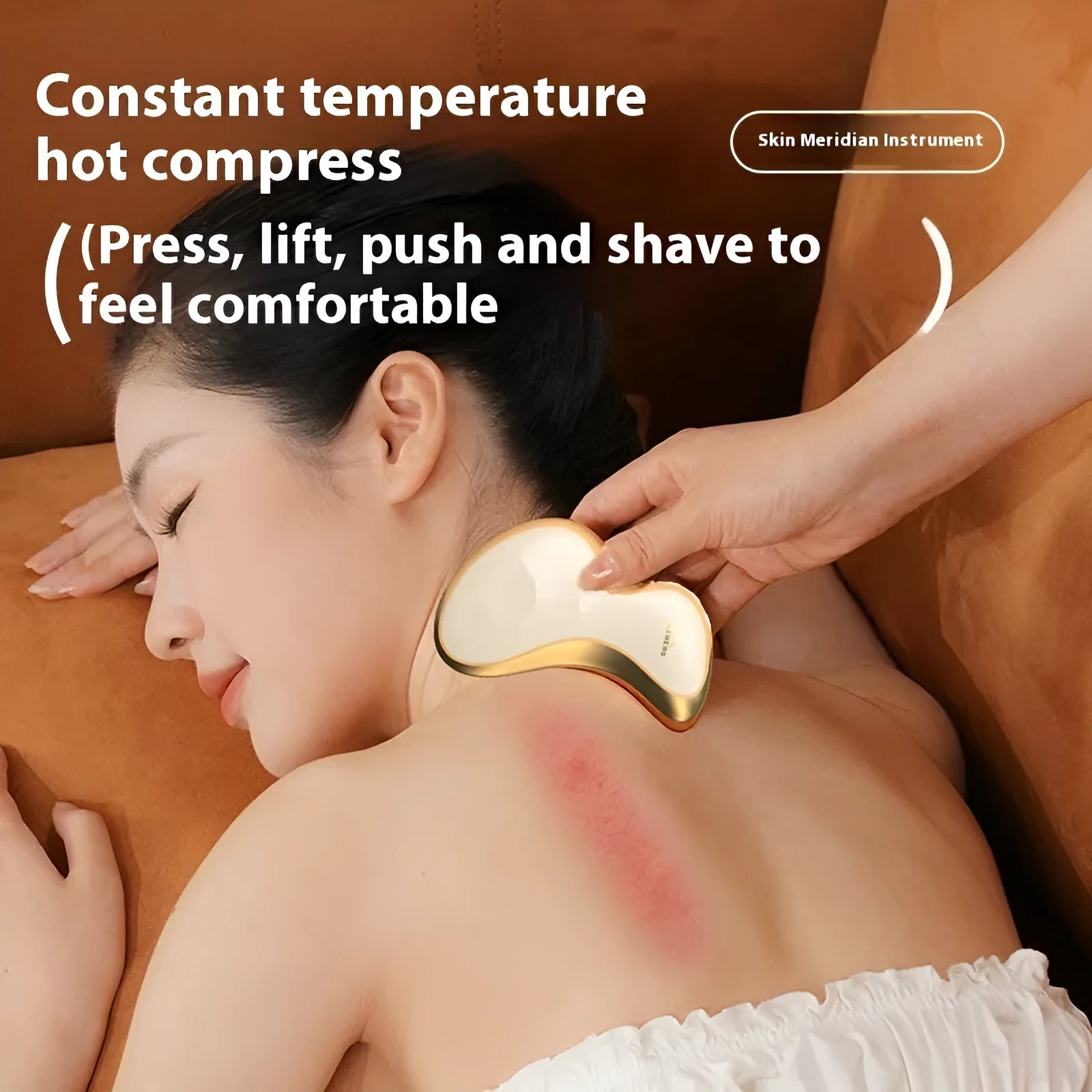 Electric scraping plate massage tool with USB charging port
