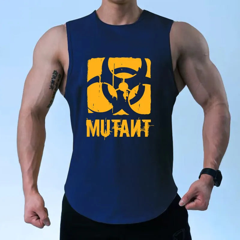 Loose waistcoat training sleeveless shirt in polyester fabric showing colour pattern options