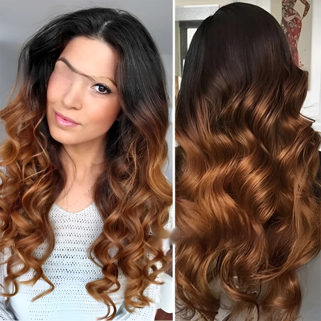 Real human hair lace front wig in Ruili style on a mannequin head, showing lace cap detail.