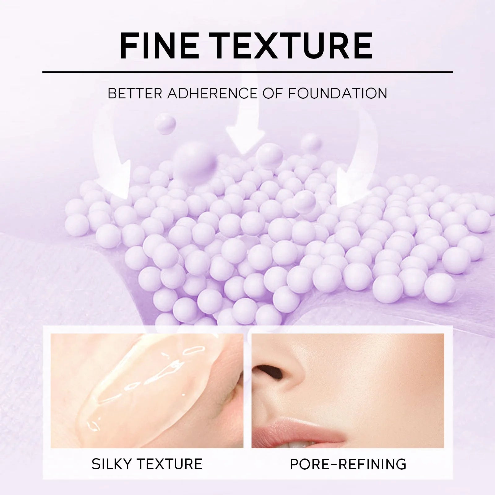 30g tube of colour-correcting makeup primer in purple, pink, and green shades