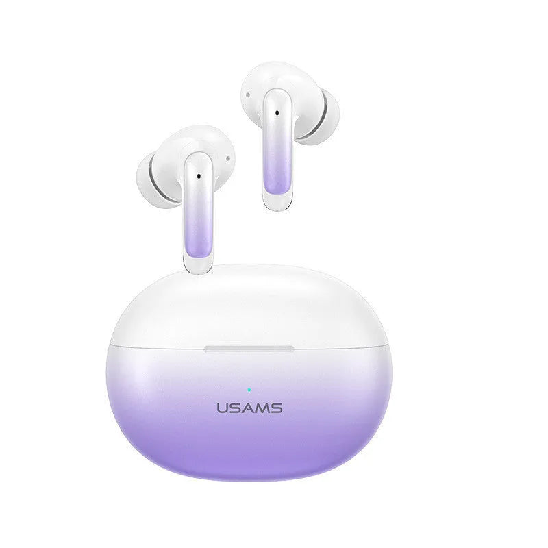 Wireless in-ear gaming headset in gradient blue colour with low-latency Bluetooth 5.0 connectivity