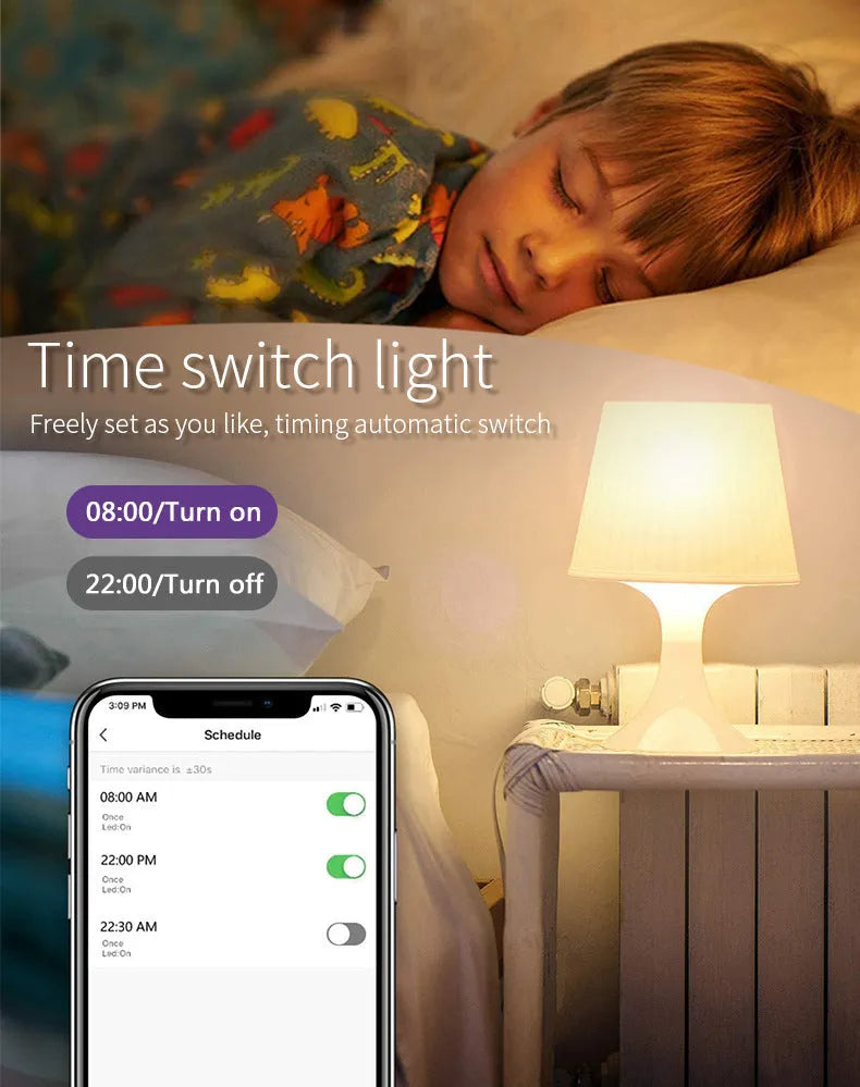 GU10 smart LED spotlight with WiFi and voice control in compact 50mm design
