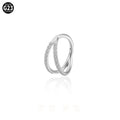 G23 titanium alloy lip and nose ring piercing jewellery in gold or steel colour, showing puncture-style design.
