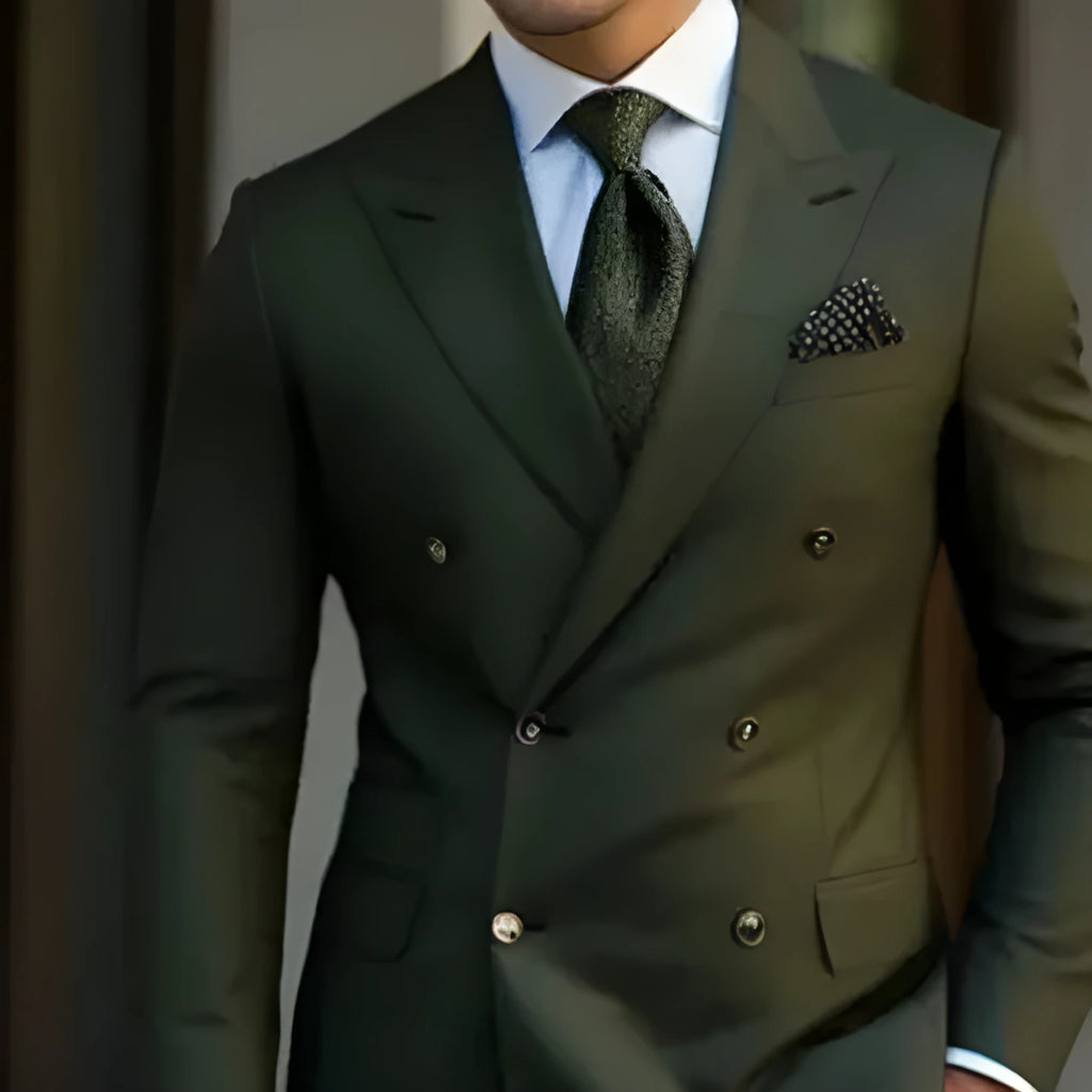 Men's light business two-piece suit set in cotton blend fabric available in multiple colours and sizes