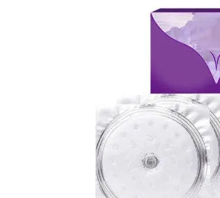Chest tightening breast enhancement mask showing adhesive chest patch design for skincare
