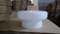 Modern glass ceiling chandelier light fixture with dimensions 36x36x18cm