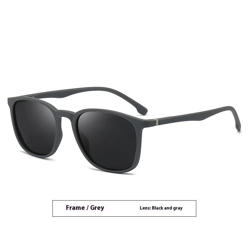 Men's polarised sunglasses with a polycarbonate frame and UV400 protection lenses in assorted colours.