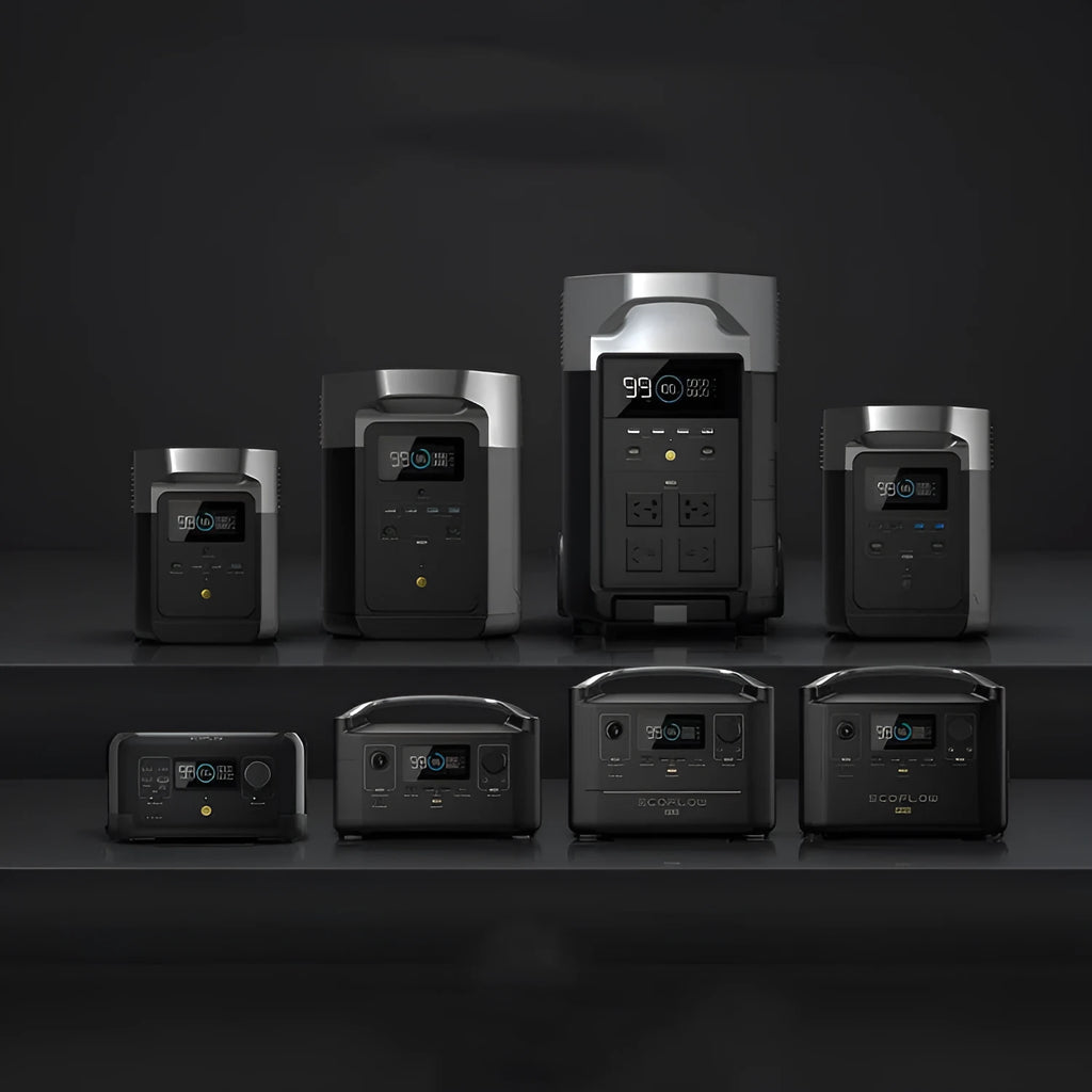Rui Pro 720Wh portable power station with display screen and multiple output ports.