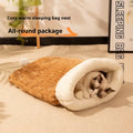 50x40cm flannel cat sleeping bag nest in Trojan, rabbit, or striped designs