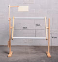 Pine wood adjustable height desktop embroidery frame for cross stitch and needlepoint