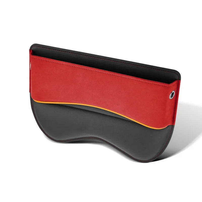 Leather car seat storage box organiser in multiple colour options