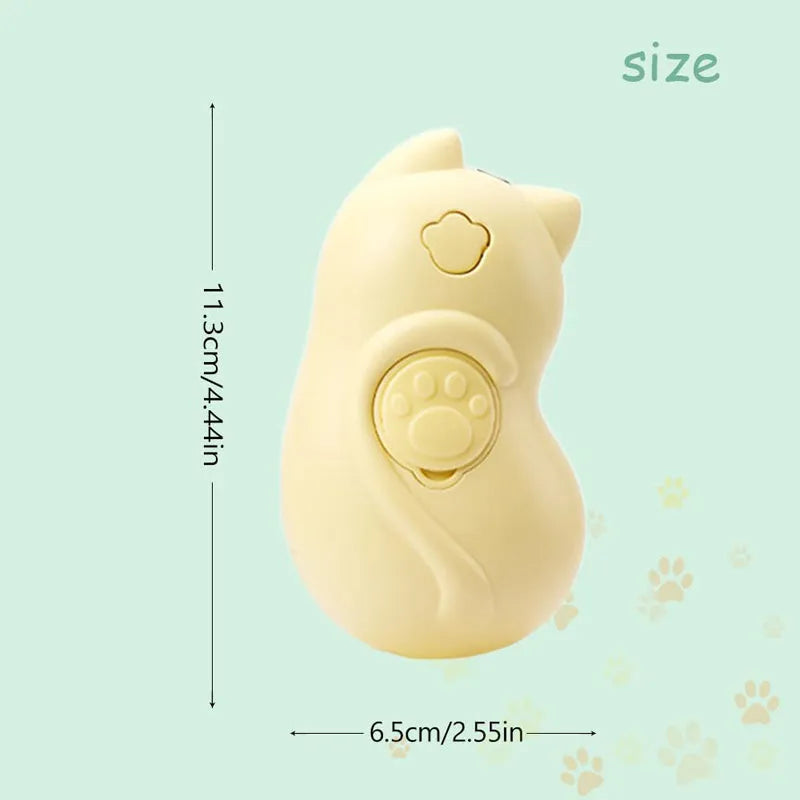 3-in-1 steamy pet grooming brush with ergonomic handle for cats and dogs