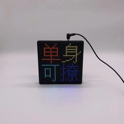 32x32 dot Bluetooth LED car display screen with aluminium frame for wireless vehicle animations