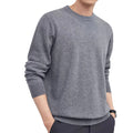Men's standard wool thickness pullover sweater in regular fit style for autumn and winter wear