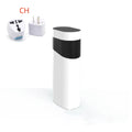 Black and green compact desktop instant water dispenser with temperature control display