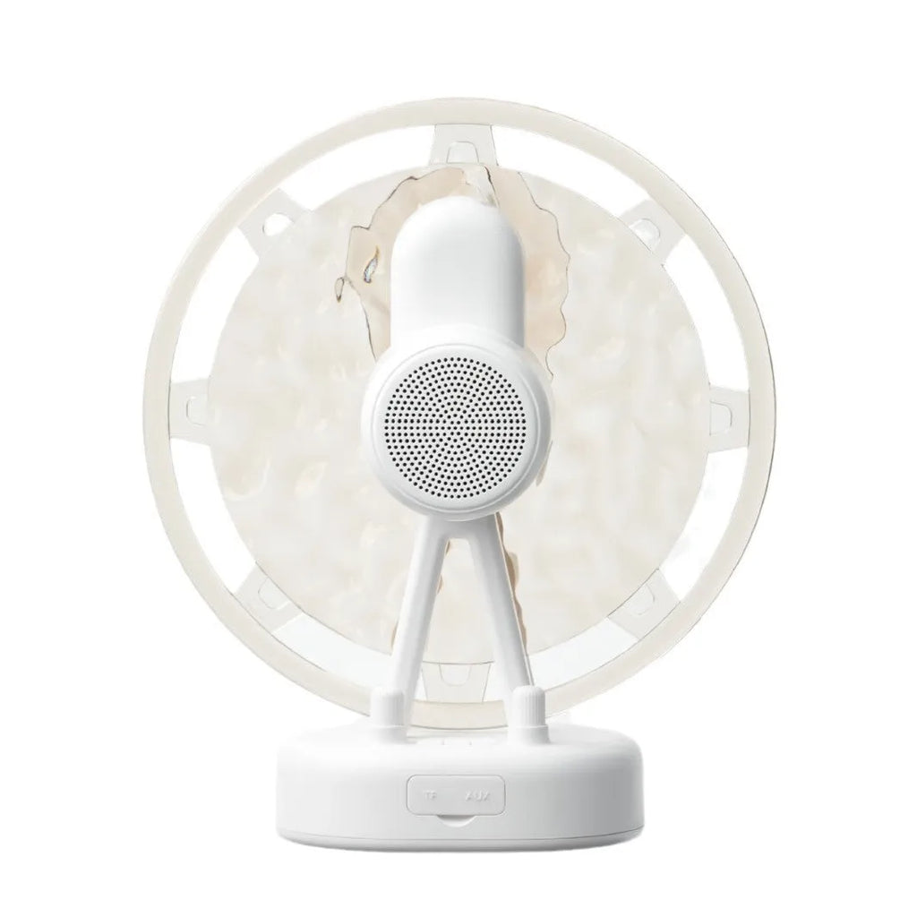 Ferris wheel Bluetooth speaker with water ripple colourful lights in pink colour