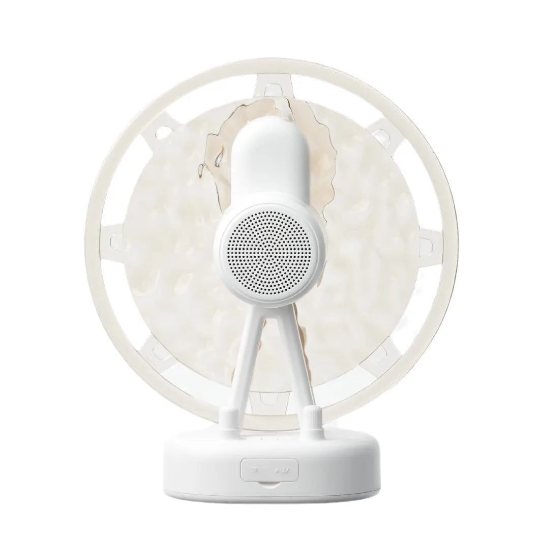 Ferris wheel Bluetooth speaker with water ripple colourful lights in pink colour