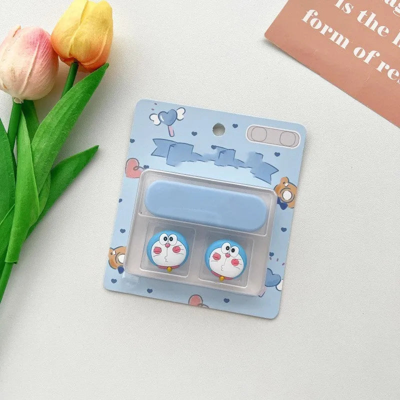 Colourful cartoon plastic cable fixer for desktop magnetic hubs with USB cable organisation
