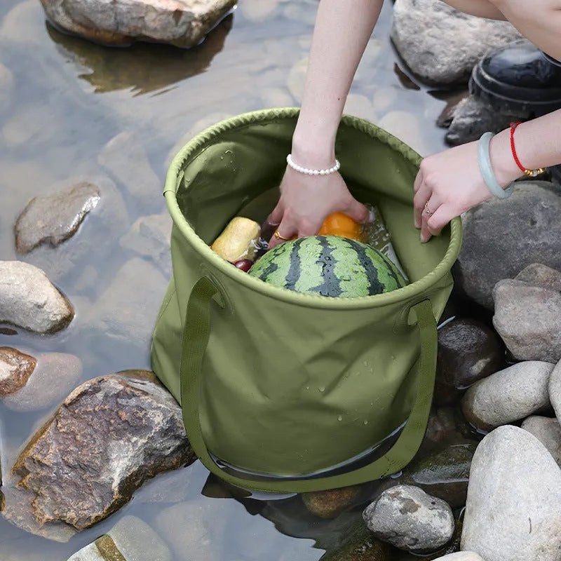 Army green folding telescopic ventilation duct made from PVC mesh cloth with polypropylene ribbon