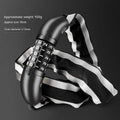 Portable black mountain bike chain lock with 95cm zinc alloy chain and anti hydraulic shear resistance