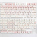 Full set of PBT sublimation key caps for mechanical keyboards with over 98 individual keys