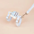 Bee-shaped adjustable cat lead with teddy design in pink, yellow and blue colour options