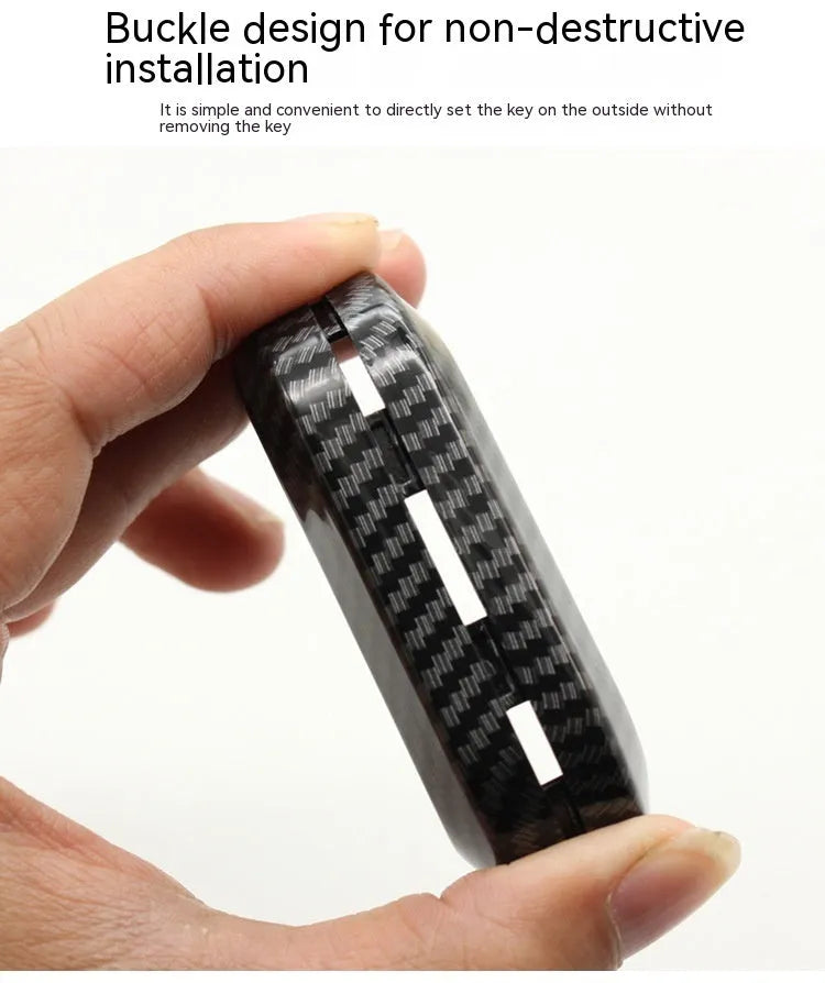 Black ABS plastic key shell case for Fiat 500 Boyue Ottimo Viaggio remote key