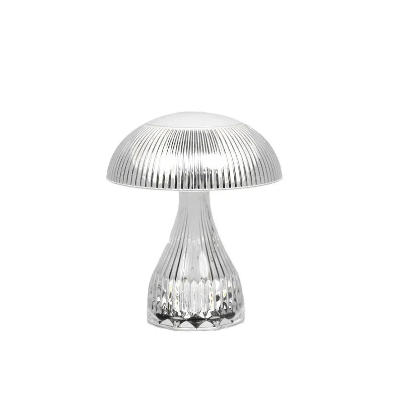 USB rechargeable touch night lamp with 20x16cm acrylic light body showing three colour settings
