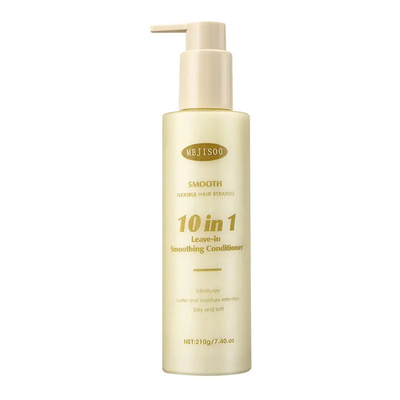 Wash-free Soft 10-in-1 Hair Conditioner in a 210g disposable bottle for ladies.
