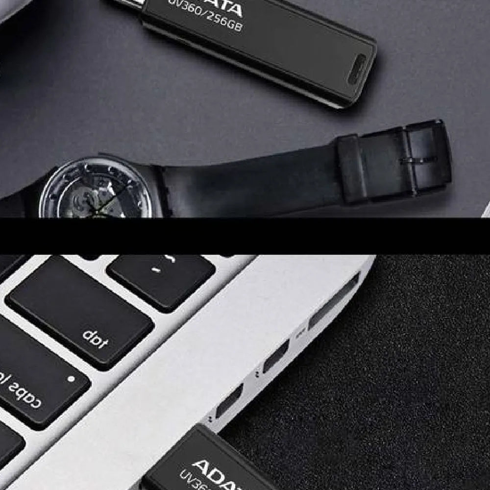 Black car mounted waterproof USB flash drive showing dimensions and USB 3.2 Gen1 interface