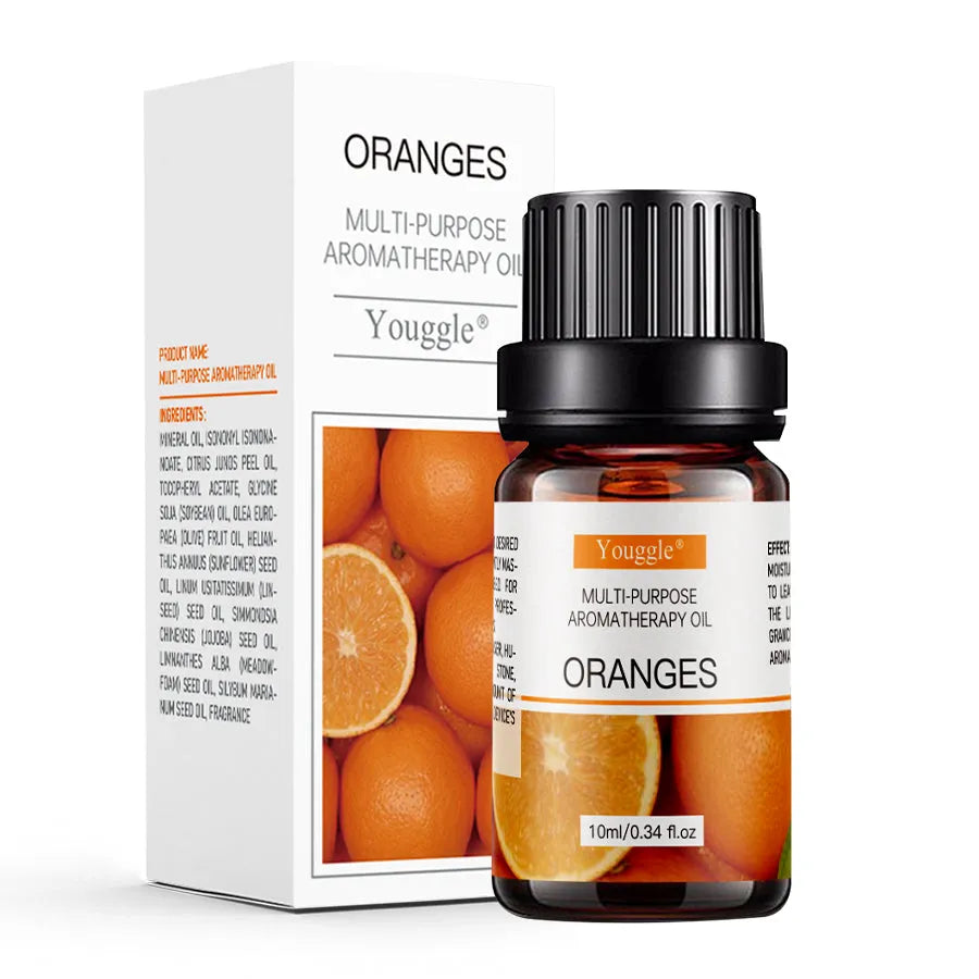 10ml lavender perfume oil in glass bottle with brush top applicator