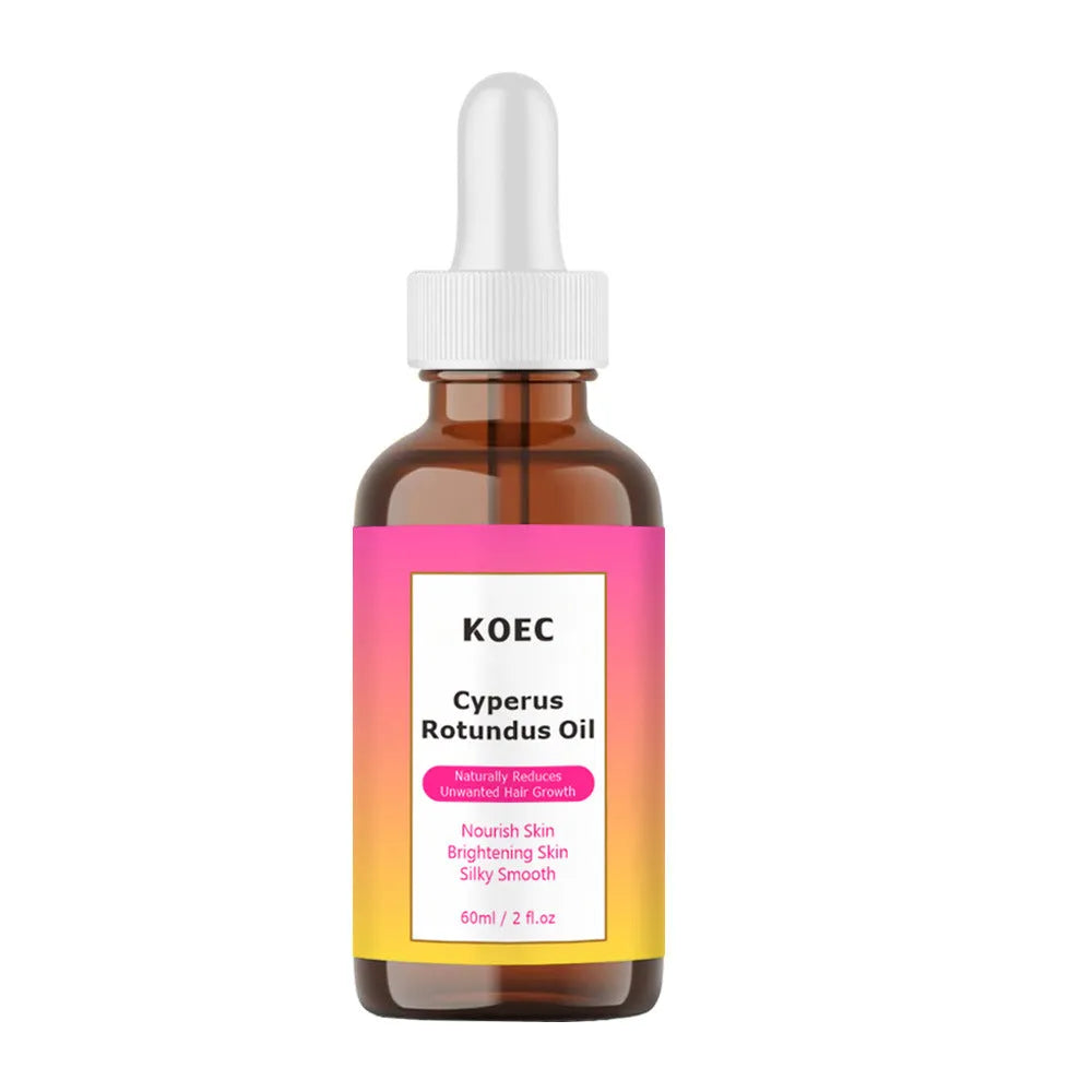 60ml bottle of cyperus tuber gentle body care massage oil with natural plant-based formula